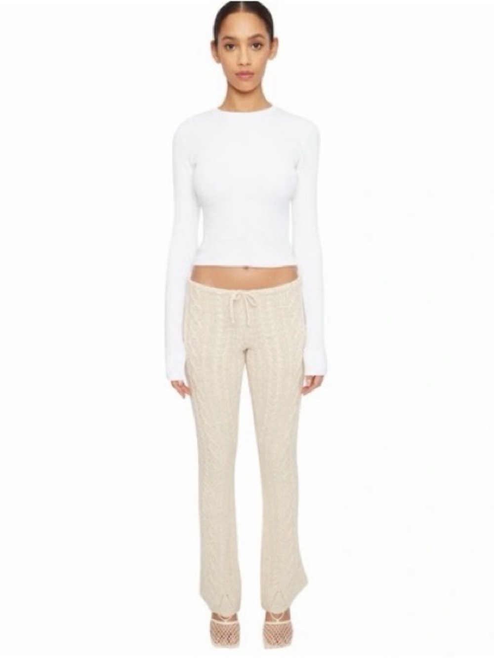 Guizio Cable Knit pants